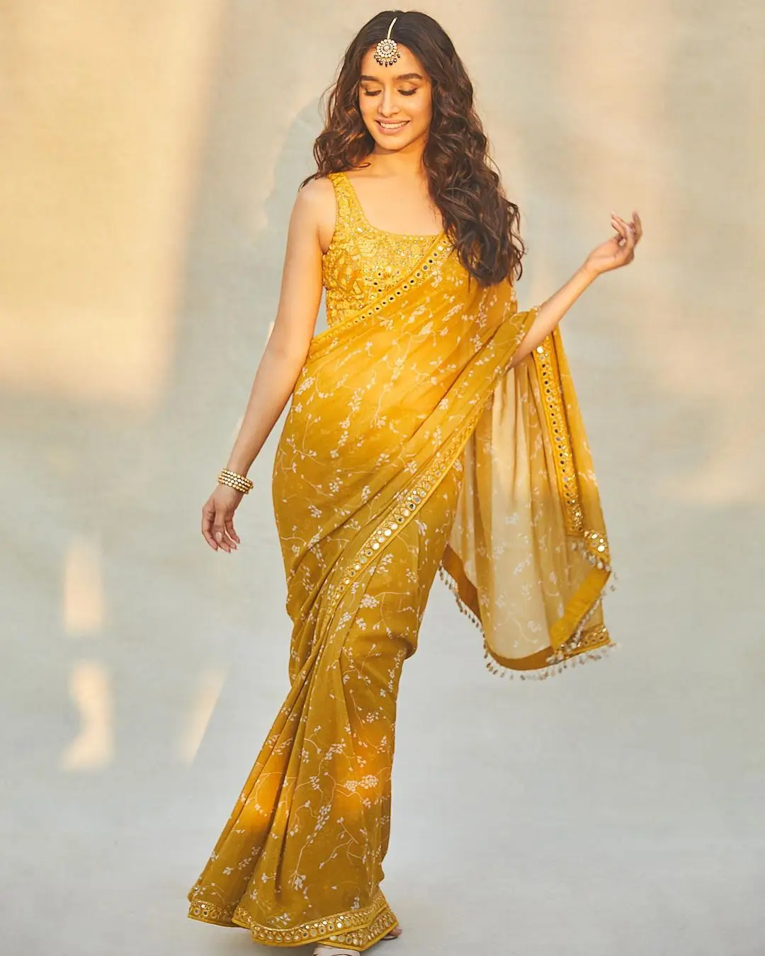 Shraddha Kapoor In Yellow Saree